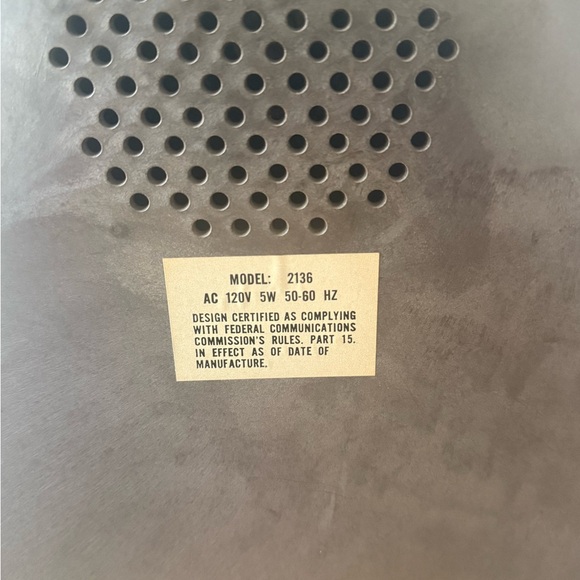 Windsor Vintage Style original Radio - Brown and Gold - Picture 5 of 8